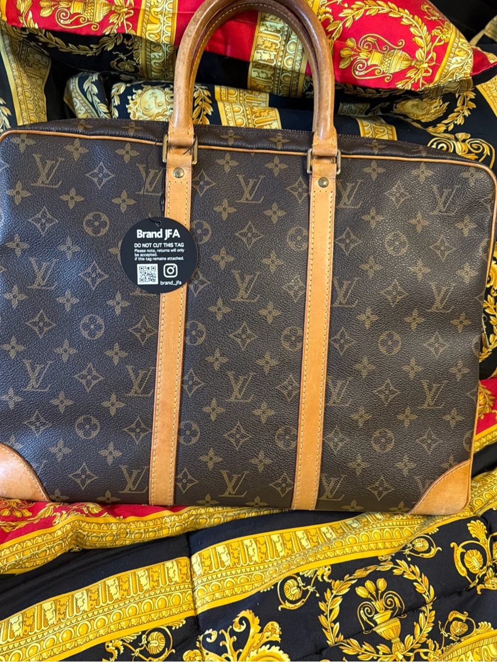 Vintage Louis Vuitton Monogram Canvas Travel Briefcase/Document Bag